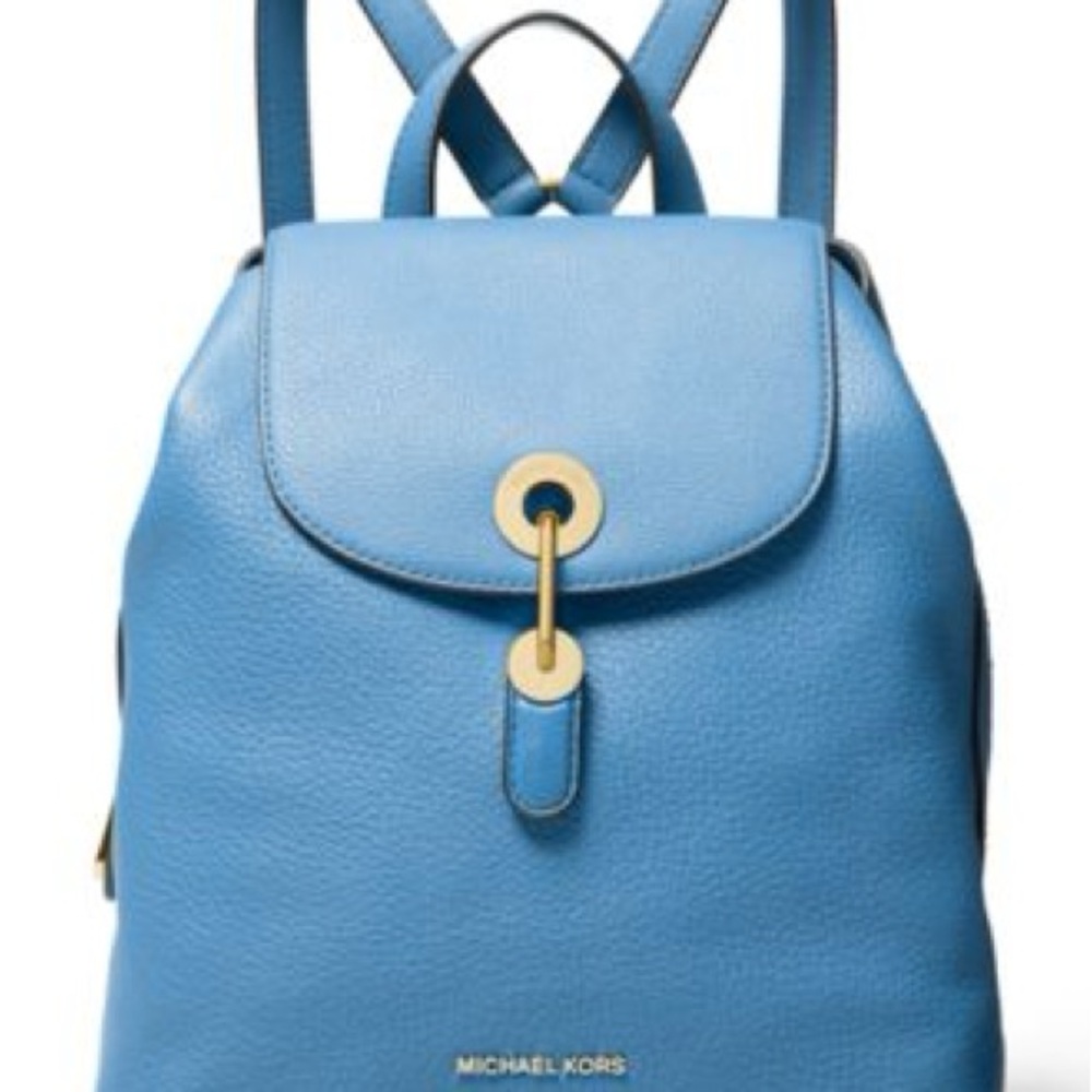 Michael Kors Sky Blue Backpack